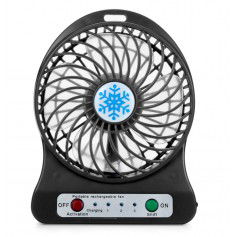 Dr. Phone-DrPhone AERO1 - Mini tafelventilator + 1x 18650 Lithium Batterij – 3 standen – LED Lamp – Portable - Reis ventilator – Zwart€ 19,95€ 16,49DrPhoneVentilator8720118084922