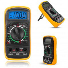 DrPhone Digitale Multimeter - Digitale display & Achtergrondverlichting - Voltmeter - Verbindingsmeter - Voltage - Ohm meter