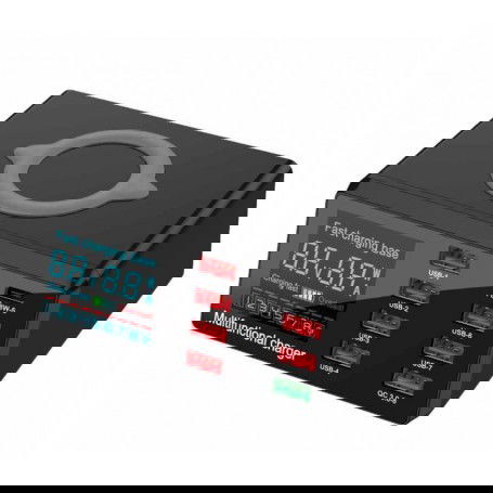 Dr. Phone-DrPhone SMARTC4 8-poorten Laadstation met Draadloos lader - Qualcomm 3.0 + PD (powerdelivery) & Led-display€ 59,95€ 49,55DrPhoneLaders8720118088227