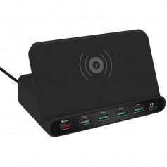 Dr. Phone-DrPhone SmartC5 Draadloos Laadstation - USB HUB Oplader - Draadloze Lader- Qualcomm 3.0 & PD opladen met Standhouder€ 49,95€ 41,28DrPhoneLaders8720118088265