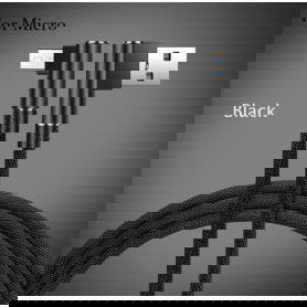 Dr. Phone-DrPhone D9 Micro USB Dubbele 90° Haakse Nylon Gevlochten 3A kabel – 2 Meter -Datasynchronisatie & Snel opladen – Zwart€ 10,95€ 9,05DrPhoneKabels8720118913840