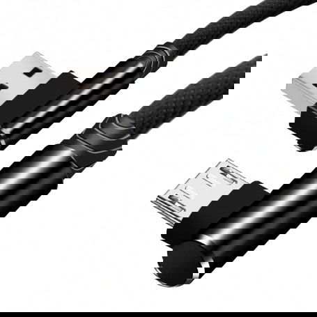 Dr. Phone-DrPhone D9 Micro USB Dubbele 90° Haakse Nylon Gevlochten 3A kabel – 2 Meter -Datasynchronisatie & Snel opladen – Zwart€ 10,95€ 9,05DrPhoneKabels8720118913840