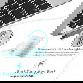 Dr. Phone-DrPhone MCP - 20 Pin Magnetische USB-C Adapter - Macbook - 4K @ 60Hz - HDMI - PD 100W Laden - Type-C - Video / Audio Uitgang€ 24,95€ 20,62DrPhoneHub / Adapter8720118740156
