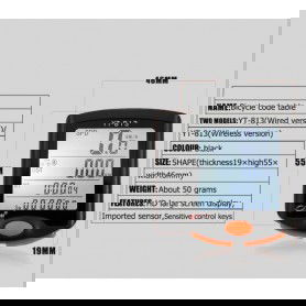 Dr. Phone-DrPhone FCS1 Fietscomputer - Draadloze fiets snelheidsmeter - Kilometerteller - 4-Lijn display met achtergrondverlichting€ 24,95€ 20,62DrPhoneFietscomputer8720118013618