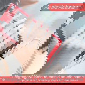Dr. Phone-DrPhone Audio Splitter Adapter - 2 Lightning Poorten - Stereo Sound - Opladen + Audio - 2 in 1 - Voor iPhone en iPad - RoseGold€ 8,95€ 7,40DrPhoneSplitter8720118740262