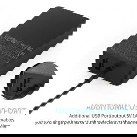 DrPhone PRO N4 - Surface Set - 4 in 1 - Surface 44W Thuislader + 4096 Actieve pen + Opklapbare Muis + Smart Cover PRO X - Zwart