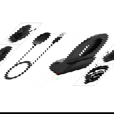 Dr. Phone-DrPhone DOCKX PRO - Samsung Galaxy Watch Active 2 40/44/41 Gear Watch 3 Dock + Lader – Oplaad houder + Oplaadkabel - Zwart€ 24,95€ 20,62DrPhoneSamsung8720118741139