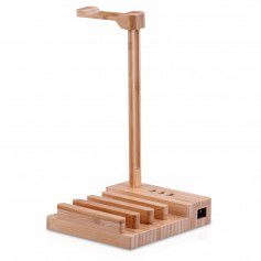 Dr. Phone-DrPhone Qi01 – Oplaadstation – 3 USB poorten – Houten Laadstation - Koptelefoon Houder - Standhouder - Dock€ 39,95€ 33,02DrPhoneDocking station8720118588727