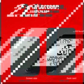Dr. Phone-DrPhone FCS5 Draadloze Fietscomputer – Snelheidsmeter – Kilometerstand/Teller –Stopwatch – ODO en meer - Zwart€ 29,95€ 24,75DrPhoneFietscomputer8720118014172