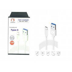 Dr. Phone-Olesit USB-C / Type C 1 Meter Fast Charge 3.6A – Snelle Oplaadkabel - Veilig laden - Data Sync & Transfer - Wit€ 10,95€ 9,05OlesitKabels6971083492164