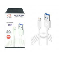 Olesit Lightning 1 Meter Fast Charge 3.6A – Snelle Oplaadkabel - Veilig laden - Data Sync & Transfer - Wit
