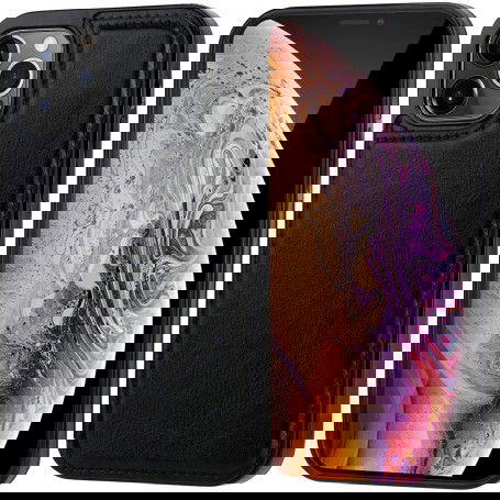 Dr. Phone-DrPhone PK1 iPhone 12 Pro Max 6.7 inch Portemonnee Hoes met kaarthouder- PU lederen - Schokbestendig & Kickstand Zwart€ 14,95€ 12,36DrPhoneApple8720118087541