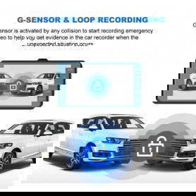 Dr. Phone-DrPhone DC6 Auto Dashcam Voor en Achter - Video Recorder FHD 1080p- Touchscreen - Loop Opname - G-sensor - Groothoek – Detectie€ 59,95€ 49,55DrPhoneDashcam8720118014233