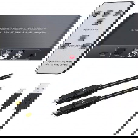 Dr. Phone-DrPhone DAAC1 Digitaal naar Analoog Audioconverter met IR-afstandsbediening - 192 kHz –DAC converter – 24Bit & Geluidsversterker€ 39,95€ 33,02DrPhoneAudio-extractors8720118014356