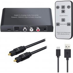 Dr. Phone-DrPhone DAAC1 Digitaal naar Analoog Audioconverter met IR-afstandsbediening - 192 kHz –DAC converter – 24Bit & Geluidsversterker€ 39,95€ 33,02DrPhoneAudio-extractors8720118014356