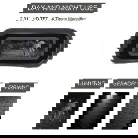 Dr. Phone-DrPhone NightVision - Infrared LED – Verrekijker - Foto’s / Video’s HD – 4X Zoom – Nachtvisie 250-300 Meter - Zwart€ 179,95€ 148,72DrPhoneVerrekijker8720118180181