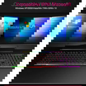 Dr. Phone-Elementkey AK60 - Gaming USB Keyboard - 104 toetsen - Multimedia toetsen - LED – Membraam Klik - RGB - Waterproof€ 39,95€ 33,02ElementkeyToetsenbord8720118273562
