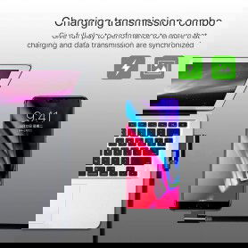 Dr. Phone-DrPhone D9 Pro Lightning Dubbele 90° Haakse Nylon Gevlochten 3.0A kabel – 2 Meter -Datasynchronisatie & Snel opladen – Rood€ 10,95€ 9,05DrPhoneKabels8720118911891
