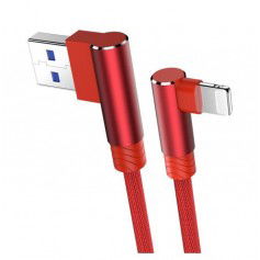 Dr. Phone-DrPhone D9 Pro Lightning Dubbele 90° Haakse Nylon Gevlochten 3.0A kabel – 2 Meter -Datasynchronisatie & Snel opladen – Rood€ 10,95€ 9,05DrPhoneKabels8720118911891