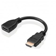 Dr. Phone-DrPhone HNH2 HDMI Mannelijk naar HDMI Vrouwelijk Kabel 1080P – Male naar Female Adapter - Verlengsnoer - 30CM - Zwart€ 9,95€ 8,22DrPhoneHDMI Kabels8720118053003