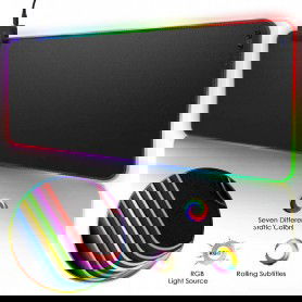 Dr. Phone-DrPhone QWR Muismat – 300x700x4mm - Muismat – RGB LED Verlichting – Gaming – Anti-Slip - Waterproof - Mousepad – Extra groot€ 27,95€ 23,10DrPhoneMuismat8720118274439