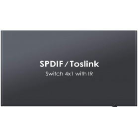 Dr. Phone-DrPhone 4x1 Digitale optische audio SPDIF Toslink – Glasvezelschakelaar met en IR-afstandsbediening – Zwart€ 42,95€ 35,50DrPhoneSwitches8720118053270