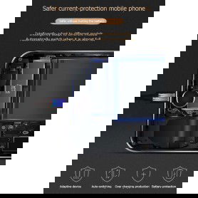Dr. Phone-1 Pack DrPhone® Black Series - 10W Lader Oplader + 3 Meter Nylon iPhone + iPad Oplaadkabel - Zwart€ 16,95€ 14,01DrPhoneLaders8720118274576