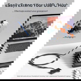Dr. Phone-DrPhone CHX10 USB-C 3.1 Gen 2 naar Type-C female – Data - 4K Audio + Video - 100W PD Verleng Kabel - Oplaadkabel – 3 Meter€ 24,95€ 20,62DrPhoneKabels8720118825709