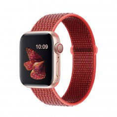 Dr. Phone-DrPhone AWB DrPhone Apple Watch 6/5/4/3/2/1/SE (42mm&44mm) Nylon Geweven Elastische Band met klittenband - Rood€ 9,95€ 8,22DrPhoneApple Watch8720118661543