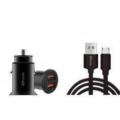 Dr. Phone-DrPhone Hybrid Pro - Autolader - 18W - 2x USB 3.0 - 2 Meter Kabel - Micro USB - Zwart€ 18,95€ 15,66DrPhoneLaders8720118912010
