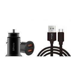 Dr. Phone-DrPhone Hybrid Pro - Autolader - 18W - 2x USB 3.0 - 2 Meter Kabel - USB-C - Zwart€ 18,95€ 15,66DrPhoneLaders8720118084823