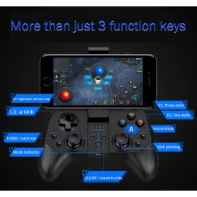 DrPhone F365 Game controller – Draadloze Bluetooth – Voor Smartphone/TV en PC – Game joystick