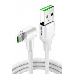 Dr. Phone-DrPhone D10 - 90° Haakse Micro USB oplaadkabel - 3A Super charge - 1 Meter - Wit€ 9,95€ 8,22DrPhoneTelefoniekabel8720118265680