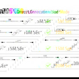 Dr. Phone-Drphone AG01 - LED Strip RGB - 5 METER - WiFi - Draadloos - Amazon Alexa / Google Home - Smart Life / Tuya - App Bediening€ 34,95€ 28,88DrPhoneVerlichting8720118337264