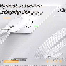 Dr. Phone-DrPhone MAG1 - USB-C - 3A - Kabel Type-C - Magnetisch Oprolsysteem - 1 Meter Oplaadkabel - Zwart€ 9,95€ 8,22DrPhoneKabels8720118662328