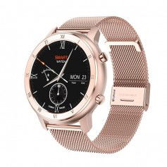 Dr. Phone-DrPhone L50 Optima Pro - Metalen Smartwatch Vrouwen Romeinse Cijfers - Hartslag / Stappen / Sporthorloge - Milanese Goud€ 72,95€ 60,29DrPhoneSmartwatch8720118274859