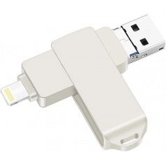Dr. Phone-DrPhone FDS4 3 in 1 USB Flash Drive – USB Stick 512GB - Memory Stick – OTG -USB 3.0 – Lightning- Micro USB - Zilver€ 89,95€ 74,34DrPhoneFlashdrives8720118053829