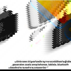 Dr. Phone-DrPhone iCON - Magnetische Lightning Oplaadkabel 3A + Thuislader 2 poorten USB Oplader 2.2A met LED Display - Zwart€ 16,95€ 14,01DrPhoneLaders8720118481905