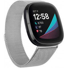 Dr. Phone-DrPhone FitBit Versa 3/Sense Milanese RVS Magnetische Bandje – Armband - Maat L - Zilver€ 14,95€ 12,36Home8720118054000
