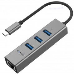 Dr. Phone-DrPhone RJ2 - USB Type-C to Gigabit Ethernet Adapter - Plug and Play - 3 USB 3.0 poorten - Zilver€ 49,95€ 41,28DrPhoneHub / Adapter8720118168660