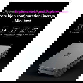 Dr. Phone-Elementkey iON - Mini PC - i5-10300H - 4.5 Ghz - Computer - 16GB RAM + 256GB NVME SSD + Windows 11 PRO - WiFi - Bluetooth€ 699,95€ 578,47ElementkeyMini Computer8720118275214