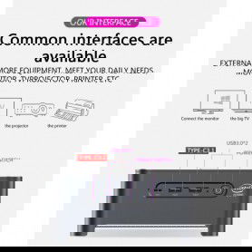 Dr. Phone-Elementkey iON - Mini PC - i5-10300H - 4.5 Ghz - Computer - 16GB RAM + 256GB NVME SSD + Windows 11 PRO - WiFi - Bluetooth€ 699,95€ 578,47ElementkeyMini Computer8720118275214