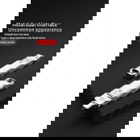 Dr. Phone-LUXWALLET PD8 USB Stick 64GB USB-C Type-C 3.1- USB 3.0 Flash Drive - OTG –360 Graden Roteerbaar – Zilver€ 19,95€ 16,49LUXWALLETFlashdrives8720118056905