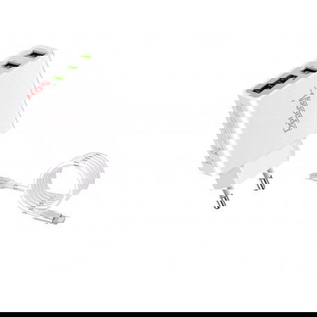Dr. Phone-DrPhone AS1 - Lightning 3A Kabel - Magnetisch - 1 Meter + Thuislader 3 poorten USB - Fast Charge Lader LED - Geschikt voor Apple€ 18,95€ 15,66DrPhoneKabels8720118663578