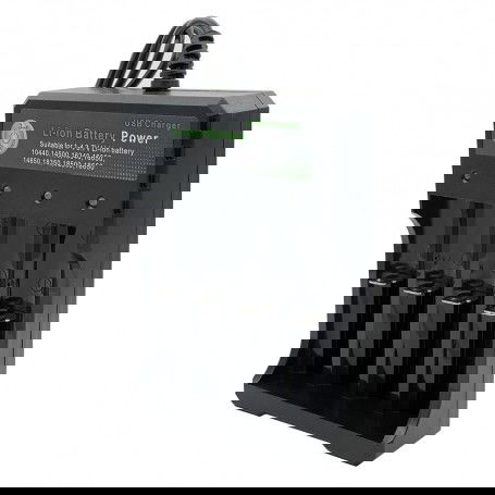 Dr. Phone-DrPhone BC4S - Batterijlader - 4 Sloten - Indicator - USB aansluiting - 10440 14500 16340 16650 14650 18350 18500 18650€ 14,95€ 12,36DrPhoneBatterijoplader8720118222676