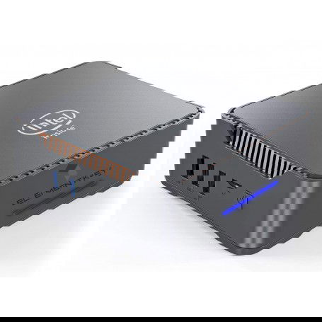 Elementkey iniX3 - Ultra Mini PC - Gemini Lake J4125 - 8GB DDR4 Ram - 128GB SSD - WiFi - Bluetooth - Mini Computer - Zwart