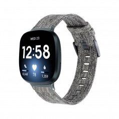 Dr. Phone-DrPhone FVS Geweven Nylon band – Canvas Smartwatch Armband Geschikt voor Fitbit Versa 3 / Fitbit Sense - Grijs€ 12,95€ 10,70DrPhoneFitbit8720118059005
