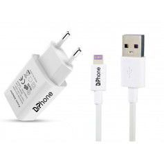 Dr. Phone-1 Pack Gecertificeerde DrPhone USB Lader Stekker Oplader + Oplaadkabel - Geschikt voor iPhone /iPad /iPod - 2 Meter€ 12,95€ 10,70DrPhoneLaders8718885325645