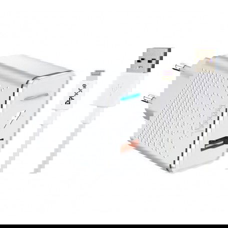 Dr. Phone-1 Pack - Gecertificeerde DrPhone 12W + 2 Meter Lightning kabel - Oplader Geschikt voor o.a. iPhone & iPad - Wit€ 16,95€ 14,01DrPhoneLaders8720118277355