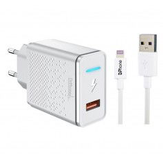 Dr. Phone-1 Pack - Gecertificeerde DrPhone 12W + 2 Meter Lightning kabel - Oplader Geschikt voor o.a. iPhone & iPad - Wit€ 16,95€ 14,01DrPhoneLaders8720118277355